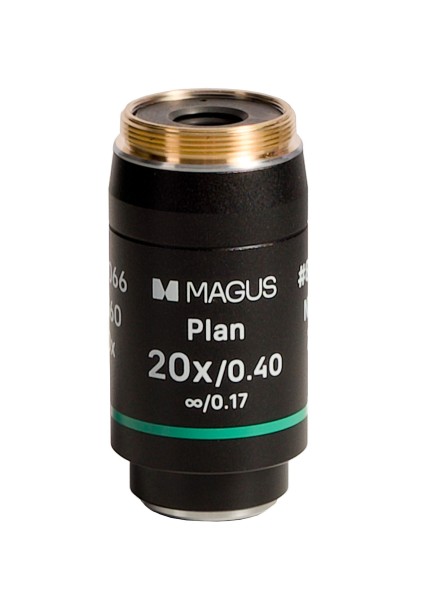 Объектив MAGUS 20PL60 Plan 20х/0,40 ∞/0,17 H60 мм