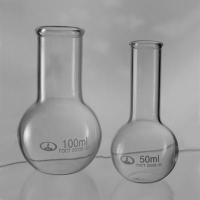 Колбы плоскодонные с цилиндрической горловиной П-2-100-34