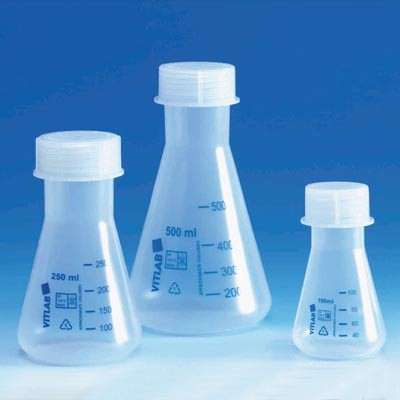 Колба коническая с делениями, VitLab, 250 мл