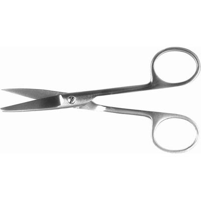 Ножницы с 1-м острым концом прямые