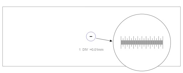Слайд калибровочный MAGUS CS1 (0,01)