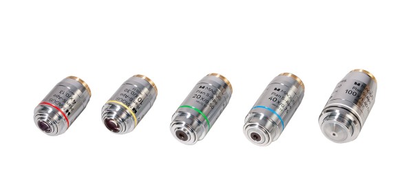 Набор объективов люминесцентных MAGUS FL S-APO60 PlanF S-Apo 4х/10х/20х/40х/100х ми ∞/0,17 H60 мм
