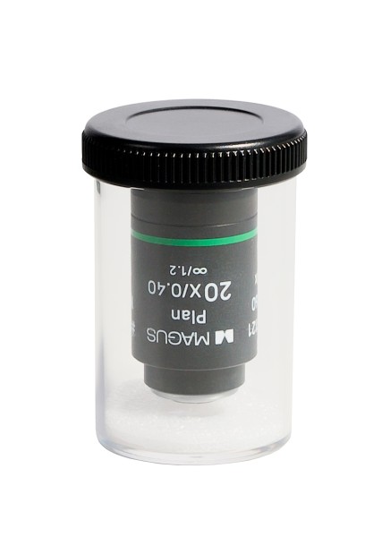 Объектив MAGUS 20PL60V Plan 20х/0,40 ∞/1,2 H60 мм