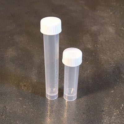 Пробирки цилиндрические с винтовой крышкой и юбкой устойчивости, Aptaca, 5 мл, стерильная