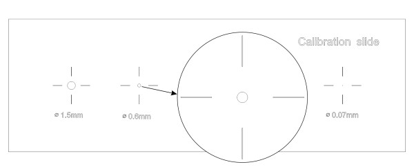 Слайд калибровочный MAGUS CS5 (XY0,01/0,07/0,15/0,6/1,5)
