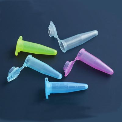 Пробирки микроцентрифужные, Литопласт, 1,5 мл, голубые