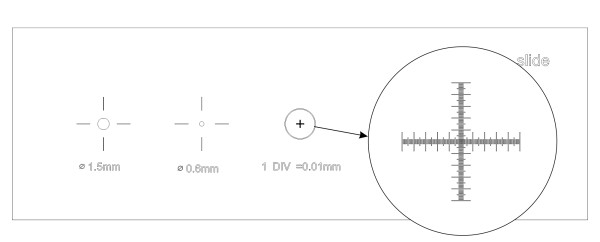 Слайд калибровочный MAGUS CS5 (XY0,01/0,07/0,15/0,6/1,5)