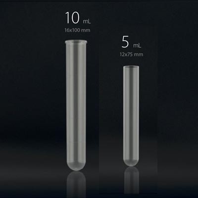 Пробирки цилиндрические без делений и пробки, FL medical, 5 мл, полистирол