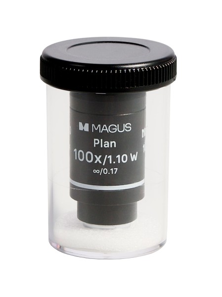 Объектив MAGUS 100PL60 W Plan 100х/1,10 ви ∞/0,17 H60 мм