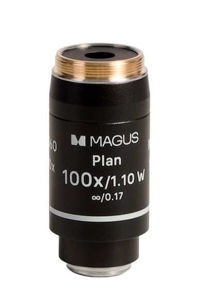 Объектив MAGUS 100PL60 W Plan 100х/1,10 ви ∞/0,17 H60 мм