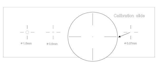 Слайд калибровочный MAGUS CS5 (XY0,01/0,07/0,15/0,6/1,5)
