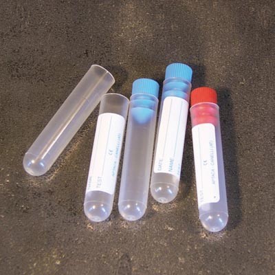 Пробирки цилиндрические с пробкой без делений п/п, Aptaca, 20 мл, нестерильная