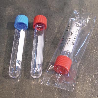 Пробирки цилиндрические с винтовой крышкой и делениями, Aptaca, 10 мл, 100 шт