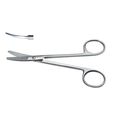 Ножницы хирургические вертикально-изогнутые 150 мм