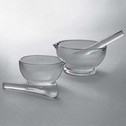 Ступки стеклянные с пестиком 75мм